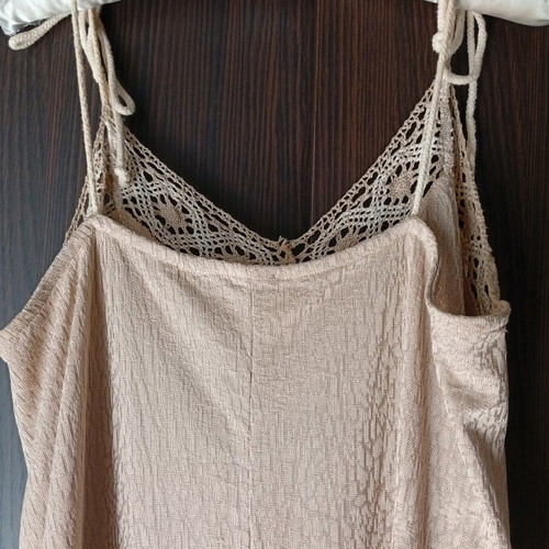 Zara women's dress new, beige, size L