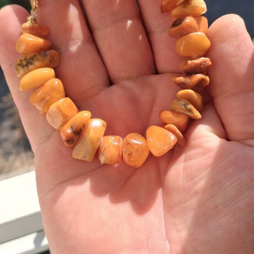 Royal amber bracelet 25 gm, raw natural
