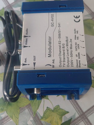 Modulator Gecen GC-AV02 καινούργιο RF διαμορφωτής σήματος
