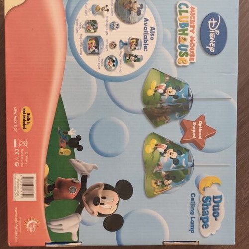 Mickey Mouse Disney ceiling light new in box