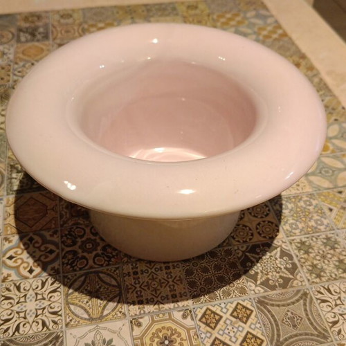 Glass candle holder like new