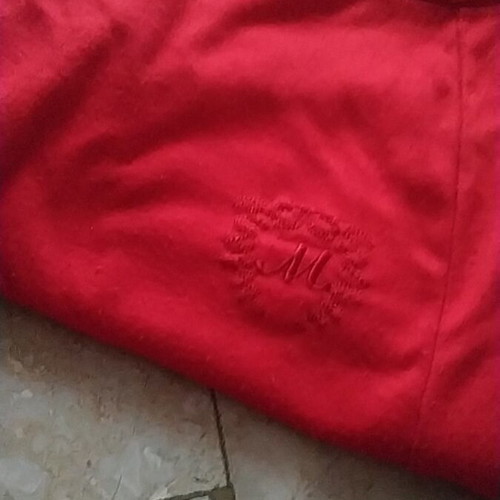 Capri pants used, size L 40 12, red