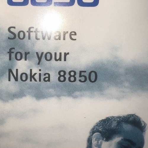 Nokia 8850 Software gatefold like new