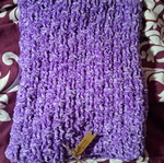 Baby blanket handmade new with hypoallergenic velour yarn