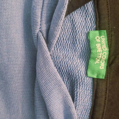 Benetton children's sweatshirt used, blue, size 6-7 years