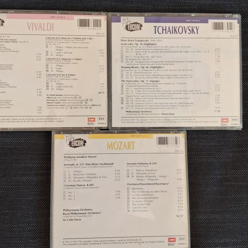 Classical music CD set, EMI Classics Encore: Vivaldi, Mozart, Tchaikovsky