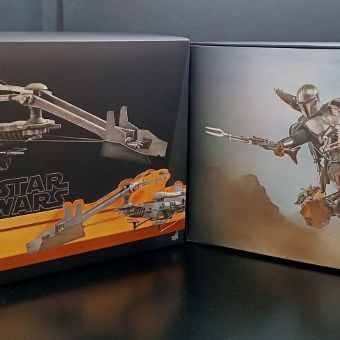 Hot Toys Star Wars TMS053 The Mandalorian Swoop Bike new