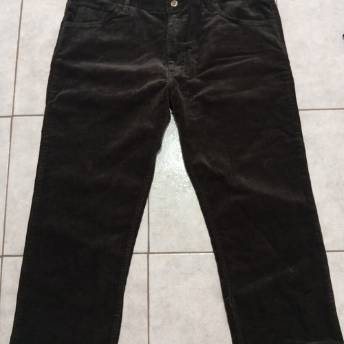 Black corduroy pants size 54, new