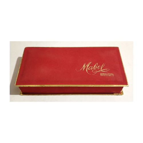 Κουτί σοκολατάκια Mabel 1975 μεταχειρισμένο, βελούδινη υφή