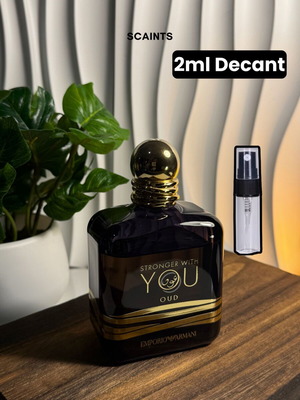 Armani Stronger With You Oud Eau de Parfum 2ml decant like new