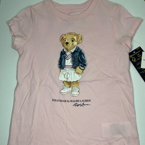 Polo Ralph Lauren kids pink short-sleeve t-shirt new, size 3T
