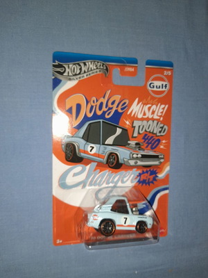 Hot Wheels Tooned Gulf Series 70 Dodge Charger καινούργιο