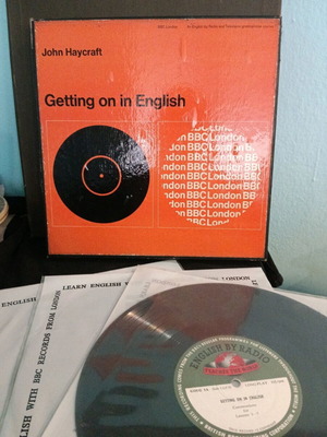 Getting On In English μεταχειρισμένο βινύλιο μαθήματα αγγλικών 10"