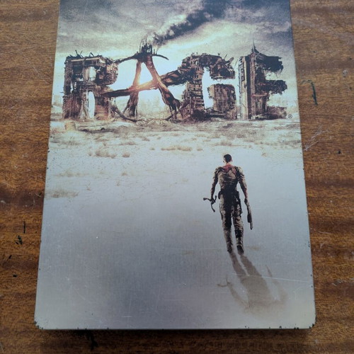 Rage official steelbook used, no game included