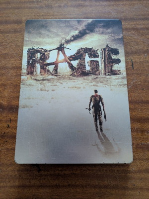 Rage official steelbook used, no game included