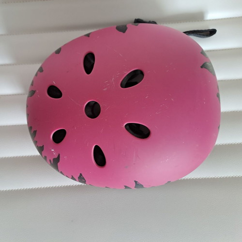 No Fear children's bicycle helmet 55-57 cm like new, pink-fuchsia