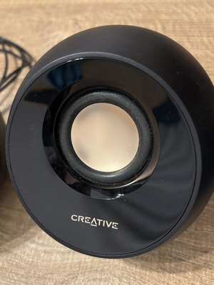 Creative Pebble computer speakers like new, black