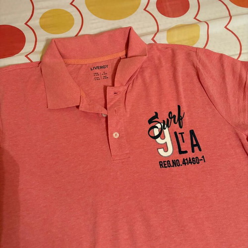 Men's short-sleeve shirt XL pink like new