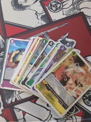 One Piece TCG cards, small bulk with 20 common cards