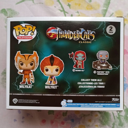 Thundercats Wilykat & Wilykit 2-Pack Funko Pop used