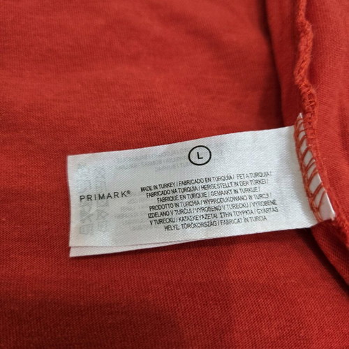Marvel Primark T-shirt like new, size large, red