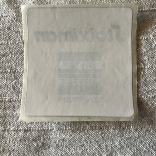 Super League Stoiximan patch with rounded corners