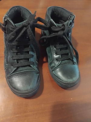 Geox boots used size 28 with leather front part