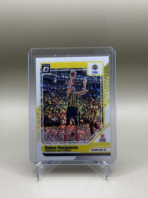 Boban Marjanovic Donruss Optic EuroLeague 2024-25 White Sparkle card near mint
