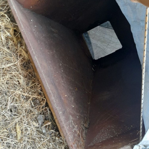 Biomass Boiler burner used, handmade metal, heats over 300sqm