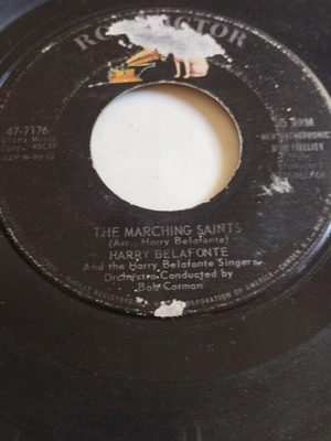 Harry Belafonte The Marching Saints / Did You Hear About Jerry 7" σινγκλ