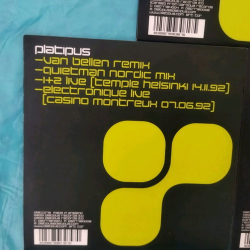 Platypus CD single σε άριστη κατάσταση, ηλεκτρονική μουσική