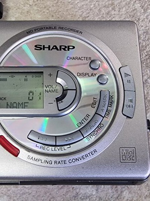 Sharp Mini Disc Player and Recorder Model 701 Like New