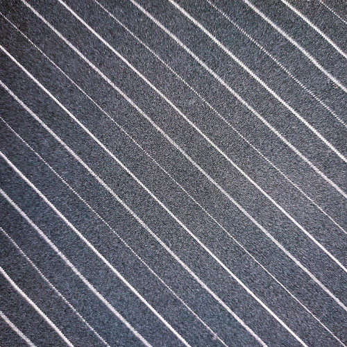 Morgan de Toi pinstripe midi skirt with velvet bow, like new