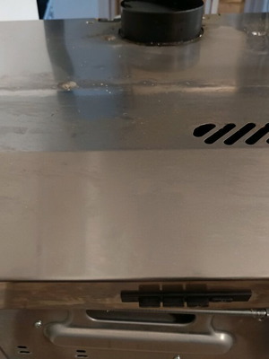 Inox extractor hood like new