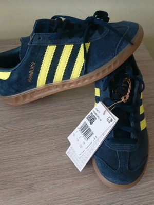 Adidas athletic shoes, size 38, blue