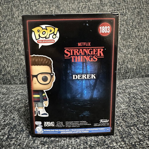 Funko Pop Stranger Things Derek #1803 new with soft protector