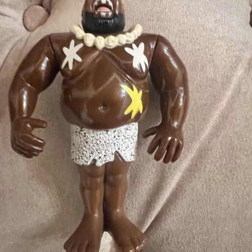 WWF Hasbro Kamala collectible figure like new, vintage wrestling
