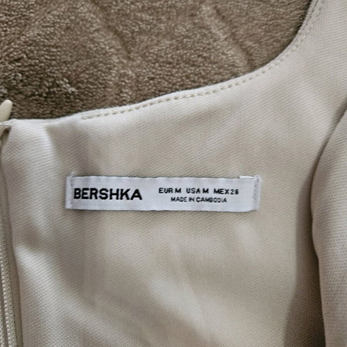 Bershka beige dress medium like new