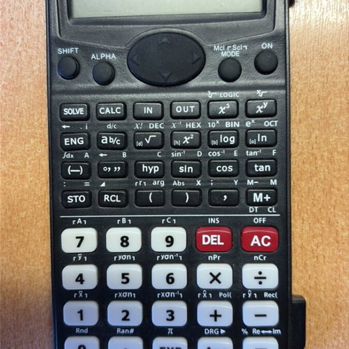 Scientific calculator used, solves linear systems and equations