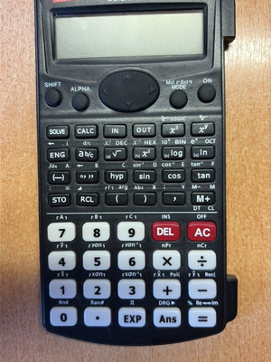 Scientific calculator used, solves linear systems and equations