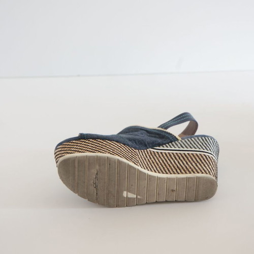 JK London summer platform sandals, blue, size 40