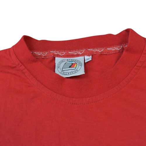 Michael Schumacher Formula 1 vintage T-shirt used, red, size XXL