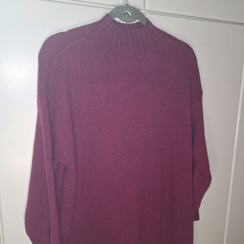 Blouse dress like new, purple, size Large