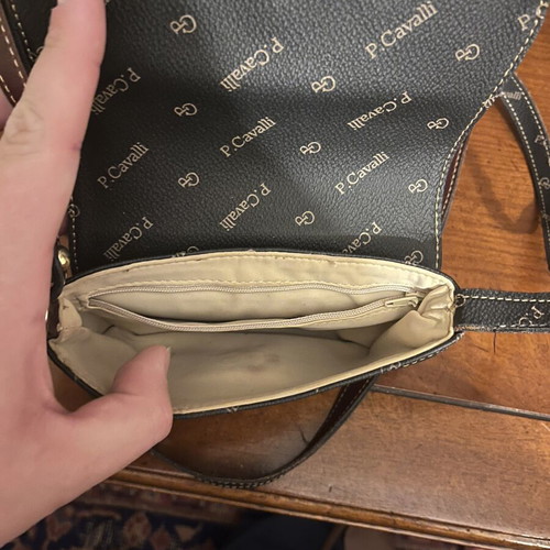 Pedro Cavalli cross body bag like new, black and brown