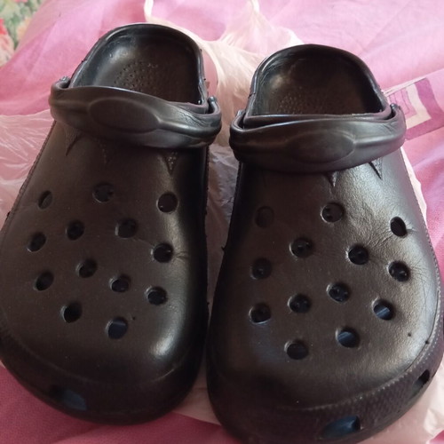 Unisex sandals size 39, like new, black