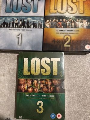 Lost Seasons 1-5 DVD like new, no Greek subtitles
