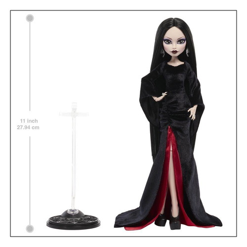 Morticia Addams Monster High x Wednesday doll new, collectible