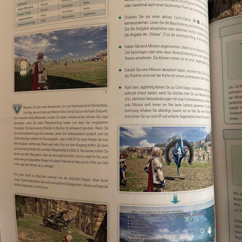 Final Fantasy 13 game guide used, in German