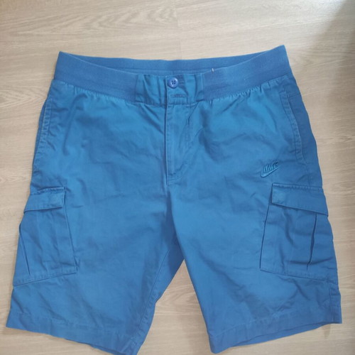 Nike Sportswear Cargo Shorts with Elastic Waist, Blue, Sizes M-L-XL