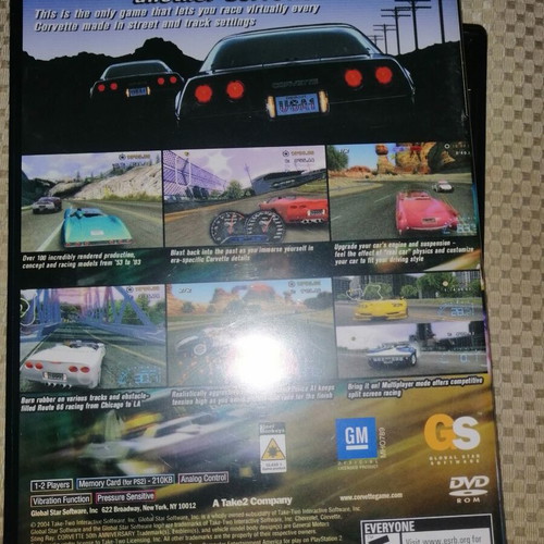 Corvette Racing PlayStation 2 (PS2) like new